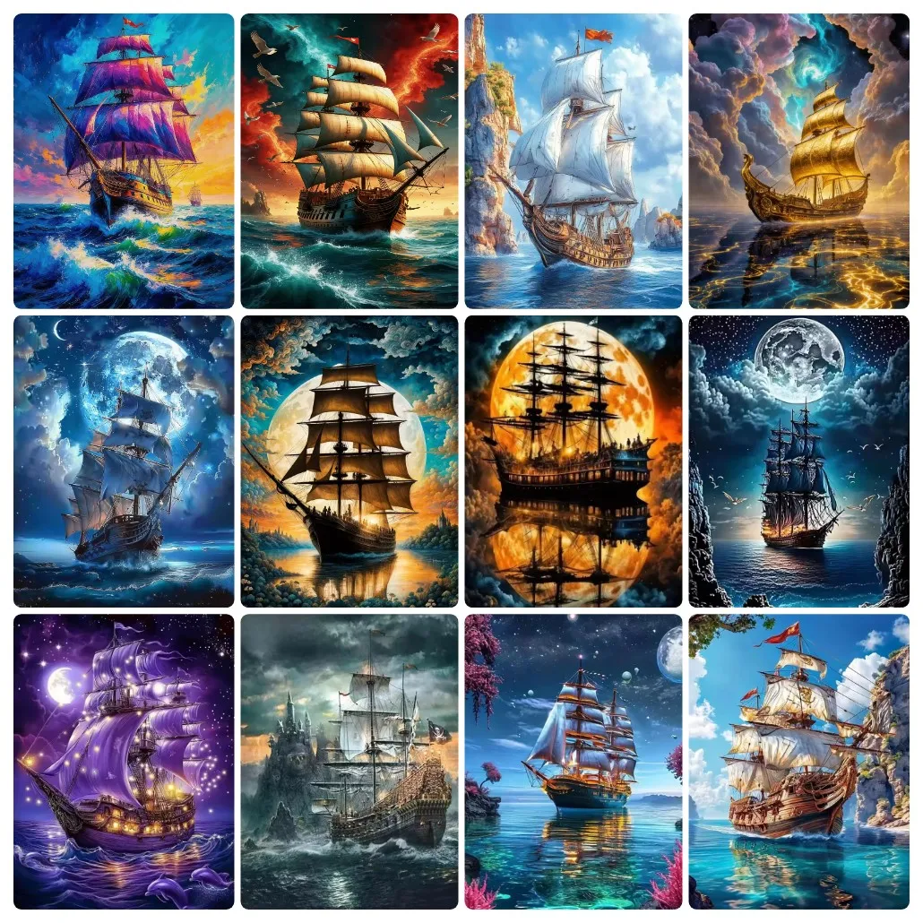 Resin Art Work - Pintura de diamantes con motivos de