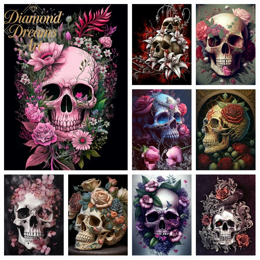 Resin Art Rose - Pintura de diamantes sin marco, arte
