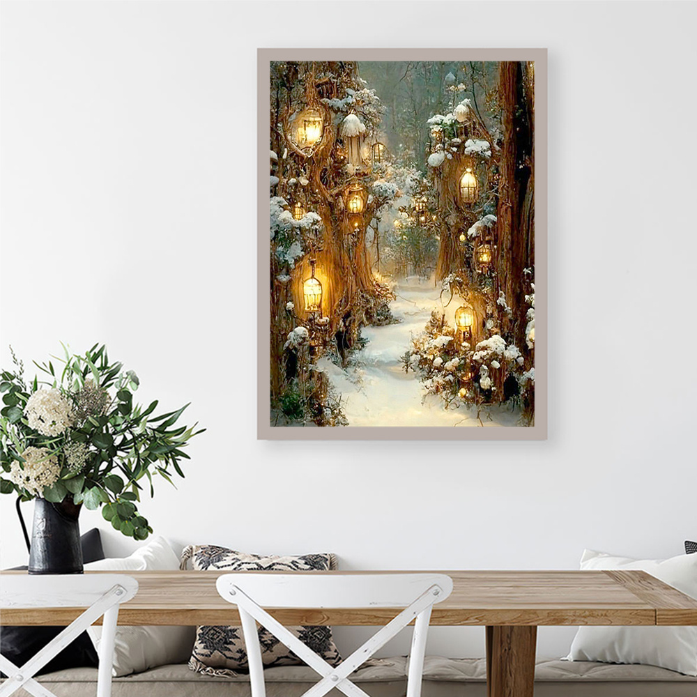 Huacan-mosaico de diamantes ar - Resin Art Wallpaper reseña y precio