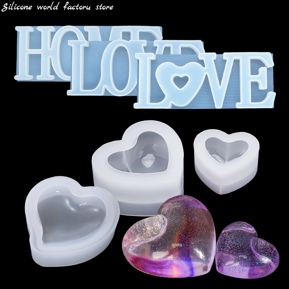 Molde de silicona 3D con forma - Resin Art Alphabet reseña y precio