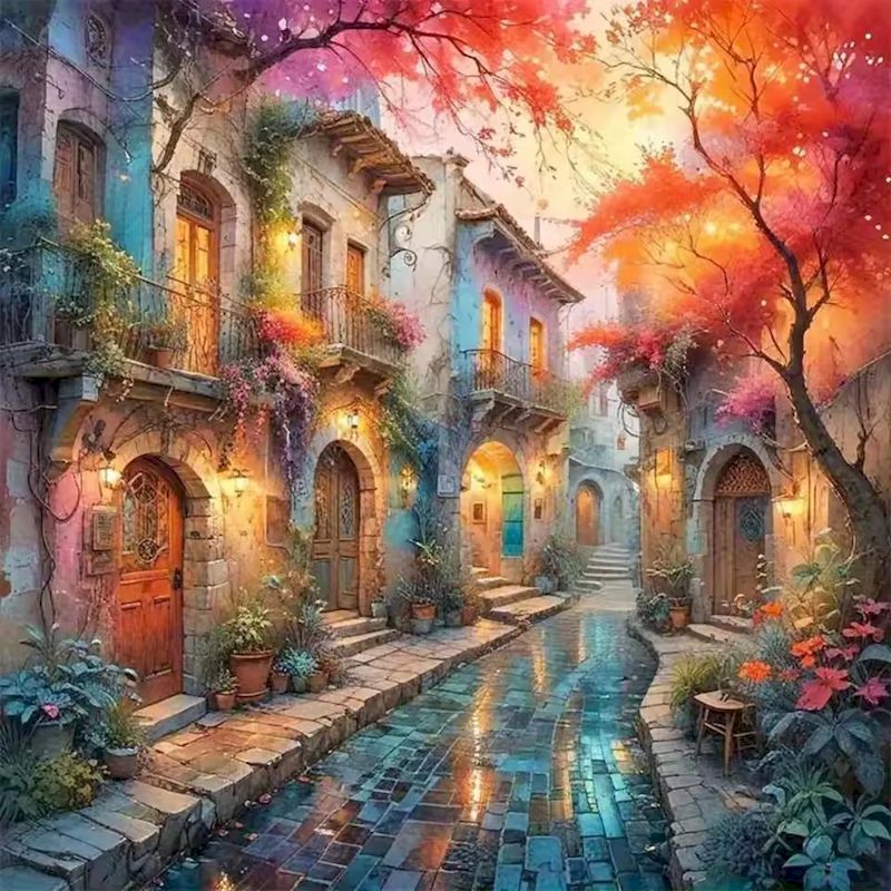 RUOPOTY Pintura de Diamantes 5 - Resin Art Wallpaper reseña y precio