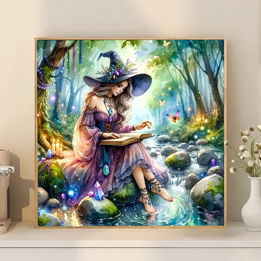 HUACAN-pintura de diamante 5D  - Resin Art Wallpaper reseña y precio
